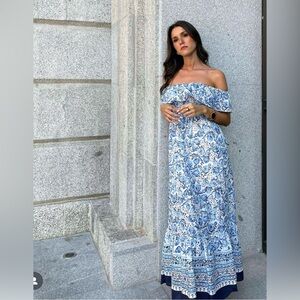 ZARA FLORAL PRINT OFF THE SHOULDER